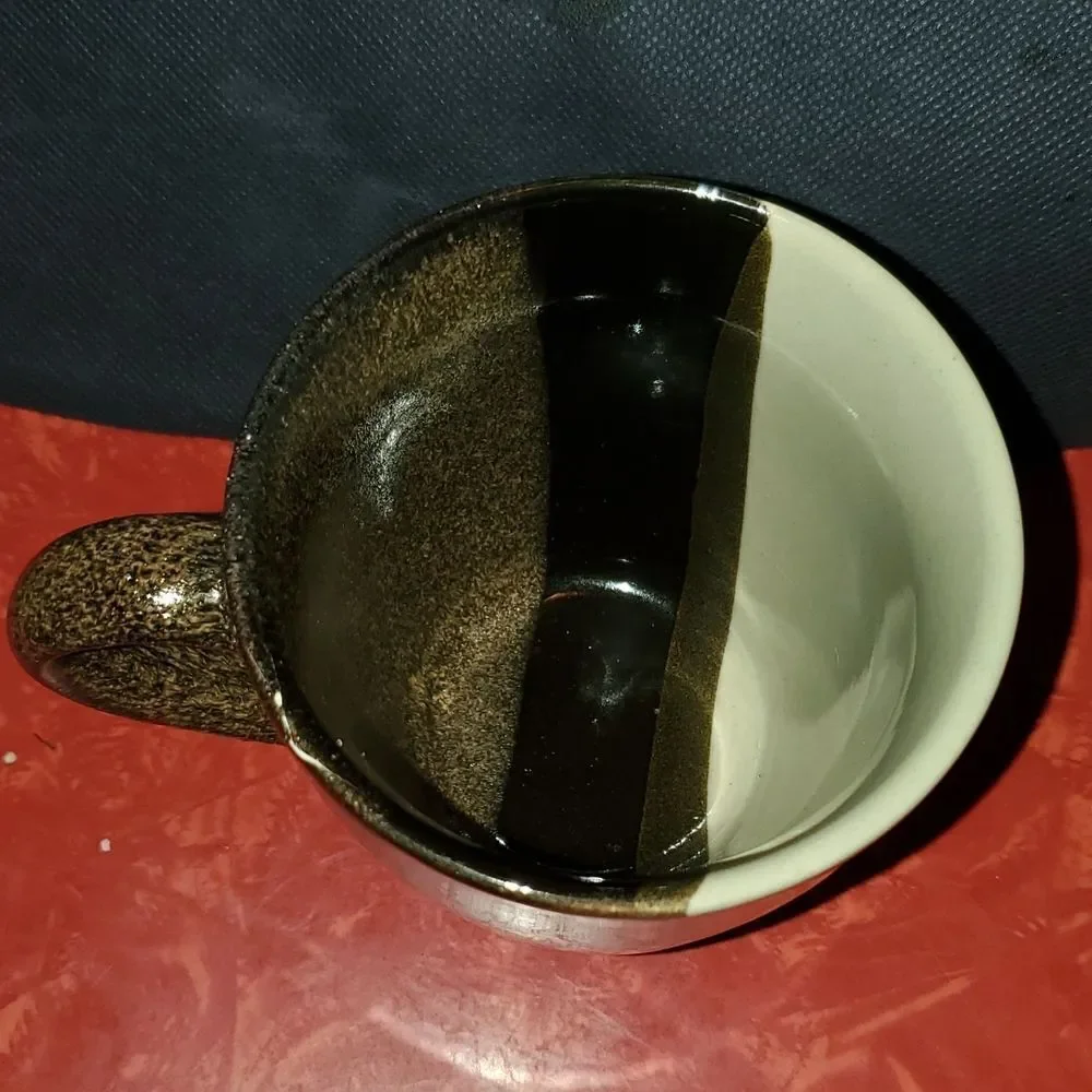 Sango 4828 Tri Black Cup Mug 12 oz